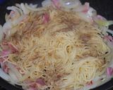 玉葱とベーコンのスパゲティ作り方5写真