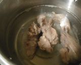 圧力鍋ですじ肉と大根のうま煮作り方1写真
