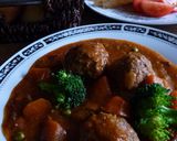 余ったハヤシライスで♪煮込みハンバーグ作り方6写真