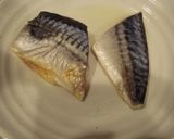 塩サバの粉チーズ焼ピーマンクリームソース作り方1写真