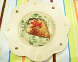 塩サバの粉チーズ焼ピーマンクリームソース作り方5写真