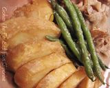 豚肉とじゃがいも、インゲンの揚げ煮作り方9写真