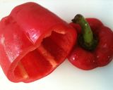 パプリカの肉詰め トマトソース作り方3写真