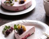 ラズベリーとバナナの甘酸っぱいレアチーズ作り方7写真