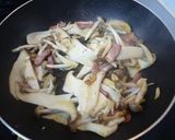 キャベツがメインのきのこのパスタ作り方3写真