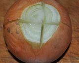 そのまんま蒸し玉葱とベーコンのクリーム煮作り方1写真
