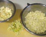 ルクルーゼで簡単さつまいもとりんごの甘煮作り方1写真