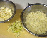 ルクルーゼで簡単さつまいもとりんごの甘煮作り方1写真