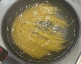 たらことしらすの豆乳クリーミーパスタ作り方1写真