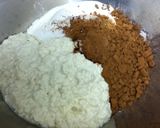 豆腐でもちもち手捏ねココアパン♥作り方3写真