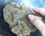 豆腐でもちもち手捏ねココアパン♥作り方6写真
