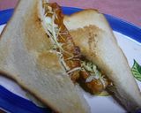 照り焼きチキンdeホットサンド作り方10写真
