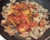 簡単！豚キムチクリームパスタinチーズ♪作り方3写真