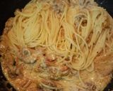 簡単！豚キムチクリームパスタinチーズ♪作り方6写真
