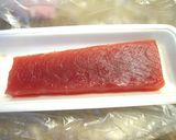 安いマグロ赤身をトロ風に調理する作り方1写真
