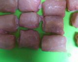 肉巻きチーズinちくわでカレーライス作り方3写真