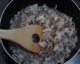 ご飯がすすむ☆玉ねぎ＆ひき肉オムレツ☆作り方1写真