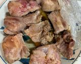 夕食おつまみ肉料理★スペアリブの照り焼き作り方4写真