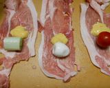 豚肉の巻き巻きフライ作り方1写真