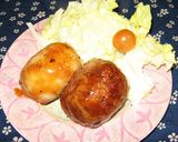 簡単!肉巻き☆肉団子おにぎり作り方6写真
