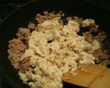豆腐とひき肉のボリュームオムレツ卵焼き作り方3写真