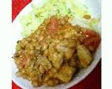 タンパク質強化！鶏肉と大豆のトマト煮作り方6写真