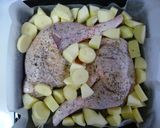 簡単ローストチキン～りんご＆ポテト添え～作り方4写真