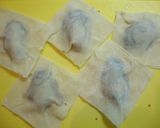 ✿ 牡蠣と粒マスタードの揚げワンタン✿作り方3写真