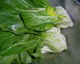 牛肉ダシダの青梗菜のとろ～りあん煮込み作り方1写真