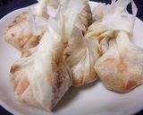 鶏モモ団子の蒸し揚げ作り方6写真