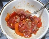 お得なハンパ刺身で簡単ユッケ丼作り方2写真