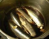 圧力鍋でいわしとごぼうの中華酢煮作り方2写真