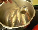 圧力鍋でいわしとごぼうの中華酢煮作り方4写真