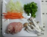 具だくさんの和風つくねバーグ作り方1写真
