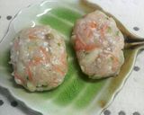 具だくさんの和風つくねバーグ作り方4写真