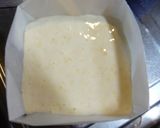 クッキングシート型でヨーグルトがけケーキ作り方3写真