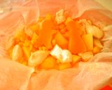 クッキングシート野菜蒸し♪作り方3写真