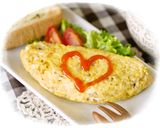 ＊ひき肉とチーズのオムレツ＊作り方6写真