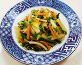 大根の葉で中華風炒め作り方9写真