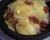 タジン鍋でポテトとコンビーフの重ね焼き作り方6写真