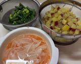 【簡単副菜】さつまいも🍠と彩り野菜のサラダ作り方4写真
