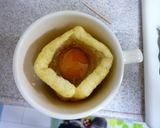 ジューシー卵in油揚げとチンゲン菜の煮物作り方3写真
