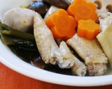 コラーゲンたっぷり♪鶏と根菜の美肌スープ作り方7写真