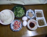 納豆炒飯作り方1写真