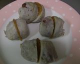 味噌をはさんで♪里芋の肉巻き作り方3写真