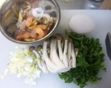 具だくさん☆大根の葉のチャーハン作り方1写真