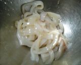 タラコ・イカ・キムチ☆クリームパスタ作り方1写真