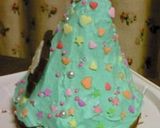 クリスマスツリー立体ケーキ♪作り方8写真