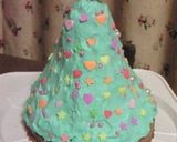 クリスマスツリー立体ケーキ♪作り方9写真