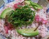 桜でんぶのお寿司丼作り方8写真